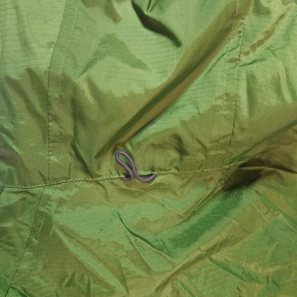 Sierra Designs Men's Small Green Windbreaker Hooded Full Zip Lightweight Nylon - Picture 10 of 11